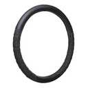 Truck Tuff Heavy-Duty Steering Wheel Cover, Durable Cover for Truck Steering Wheels — Black