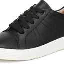 Naturalizer Soul Womens Neela Comfortable Fashion Casual Lace Up Sneakers Black 5.5 M