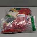 Horaldaily 6PCS Christmas Dining Red Chair Covers, Christmas Pine Tree Stars Stretch Removable Washable Slipcover Chair Protector for Dining Room Home Decor