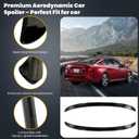 Rear Trunk Spoiler Wing for Nissan Altima 2019-2024 SR/SV/SL/S, Rear Trunk Lid Duckbill Spoiler ABS Material Painted Glossy Black, High Performance Aerodynamic Lip