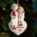 Jesuspirit Grandma & Grandchild Christmas Ornament  Grandma and Me, Acrylic Ornament for Grandmother, First 2025 (Mother and Me)