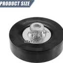 X AUTOHAUX 06B903341 Car Accessory Drive Belt Idler Pulley Serpentine Belt Idler Pulley for Audi A4 1.8L 2002-2006 for Audi A4 2.0L 2005-08