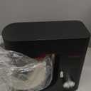 COOKLEE Stand Mixer, 9.5 Qt. 660W 10-Speed Electric Kitchen Mixer with Dishwasher-Safe Dough Hooks, Flat Beaters, Wire Whip & Pouring Shield Attachments for Most Home Cooks, Silver (Black)