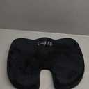 ComfiLife Premium Gel & Memory Foam Seat Cushion  Doctor Recommended Office Chair Cushion, Car Seat Cushion  Chair Cushions for Back & Sciatica Pain Relief  Seat Cushions for Office & Desk (Black)