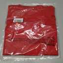 ZDC Girls' Lightweight Knit Top Short Sleeve Cute Spring Summer Sweater for School Holiday Uniform Red