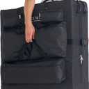 Master Massage Luggage Style Wheeled Massage Table Carrying Case 27” to 32” Width Folding Massage Table- Black, 1 Count