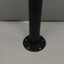 Black Pole 25.5 Inches, Bottom 4 inches, Top 1.5 inches 