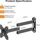 TV Wall Mount, Bracket for Most 13-32 inch LED, LCD Monitor and Plasma TVs, Max VESA 100x100mm by XINLEI (MA1330)