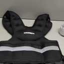 10lb/20lb/32lb/46lb Weighted Vest for Men Women, Weight Vest with 6 Ironsand Weights for Home Workouts, with Plus Pockets & Reflective Strips, for Strength Training, Running, Fitness, Muscle Building, Weight Loss, Weightlifting, Black Visit the ONLYWIN Store 20LB