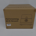 Gooad Dog Hair Vacuum & Pet Grooming Vacuum,Dog Clippers , Dog Brush For Shedding With 5 Pet Grooming Tools, Low Noise Dog Grooming Kit,Dog Hair Trimmer, Dog Hair Remover Pet Grooming Supplies
