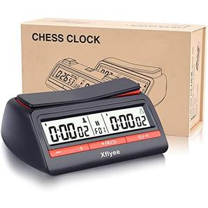 [2023 New] Xflyee Chess Clock - Digital Chess Timer, Portable Timer for Board Games and Chess with Bonus and Delayed Countdown Function