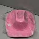 4E's Novelty Cowboy Hat with feathers With Heart Shaped Sunglasses for Women, Felt Cowgirl Hat for Party Costume Dress Up