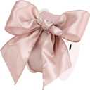 Dusty Rose Satin Wired Ribbon 2.5" x 25 Yd, Dusty Pink Wire Edge Decorative Ribbon for Wreaths Supplies, Crafts, Gift Wrapping, Baby Shower, Christmas, Wedding Decor, Floral Arrangements