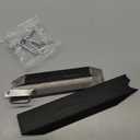 The Ten Commandments Wall Decor, 40x15 Inch Framed Wooden Sign, Religious Bible Verse Wall Art for Living Room, Farmhouse God Jesus Christ Prayer Scripture Plaque, Black