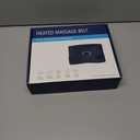 Cordless Heating Pad for Back Pain Relief, Heated Back Belt Abdomen Warmer Lumbar Support, Lumbar Massaager with Heat (Gray)