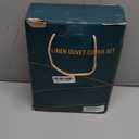 Shilucheng 100% Linen Queen Duvet Cover Set, Luxury Pure Natural French Flax Linen Duvet Cover with Zipper Closure & Corner Ties, Cooling Breathable Comforter Cover 3 Piece (Linen)