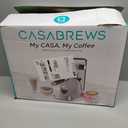 CASABREWS 3700 Essential Espresso Machine 20 Bar, Stainless Steel Cappuccino & Latte Machine with Steam Frother for Home, 43.9oz Water Tank, Coffee Gift for Women & Men, Silver