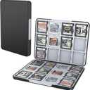 HEIYING Game Card Case for Nintendo 3DS 3DSXL 2DS 2DSXL DS DSi,Portable 3DS 2DS DS Game Cartridge Holder Storage with 24 Card Slots (Black)