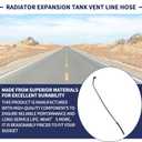 Radiator Expansion Tank Vent Line Hose 17128651450 Compatible with BMW 5 Series 528i 520i F11/F10/F07 2010 2011 2012 2013 2014 2015 2016 2017 Replace 17127619696 Sedan Version Travel Edition