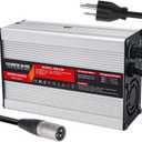 29.4V 5A Charger DC 29.4Volt 5Amp Li-ion Battery Charger Output XLR Connector Use for 7S 24V Lithium Battery Pack with Cooling Fan