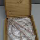 GeLive Champagne Stand Holder for Party, Drink Tree, Wine Glass Tree Flight Server, Tabletop Stemware Rack Hanger Organizer Champagne Tower Stand Cocktail Cup Tree for Wine Tasting Party Bar (Bronze)