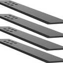 Countertop Support Bracket Heavy Duty 4 Pack Black 16" LX3.5 W Hidden Countertop Bracket Floating Knee Wall Support Metal Corbels for Quartz/Granite/Wood/Concret Countertops Screws Included