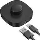 Smart Ring Charging Size 7, Compatible with Oura Ring Gen3 Charger, Fast Charging Dock and USB-C Cable, Charger for Smart Ring (Black)