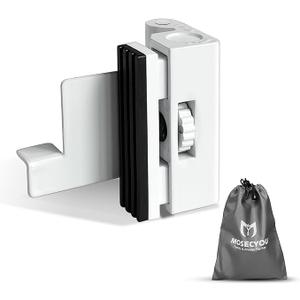 MOSECYOU Portable Keyed Door Lock for Home/Travel Security, Child Safety Protection Extra Lock, Temporary No Drill Lockout Device with Key for Apartment Bedroom Hotel Room