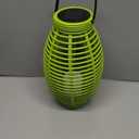 LED Lantern with LED Candle , Garden Lantern for Outdoors, Solar Lights for Outdoors, Includes Solar Module and Battery, Party Decoration