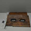 KLM Liquor Bottle Display Shelf, Coffee Syrup Rack Organizer, 3 Step Countertop Liquor Wine Rack, mini bar,liquor cabinet, Home Retro Bar Shelf Stand for Liquor Whiskey, Spirits