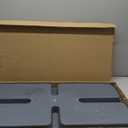 Mini Split Pad for Condenser: Ground Base for Air Conditioner Outdoor Condenser Units, Plastic Equipment Pad for Ductless Minisplit Heat Pump Systems HAVC, Gray, 34.6" x 18.1" x 2"