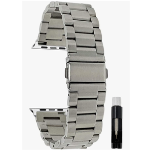 Bandini Stainless Steel Metal Replacement for Apple Watch Band, Compatible with Apple Watch Series 6, 5, 4, 3, 2, 1 and iWatch Strap - Many Colors - 38mm, 40mm