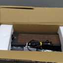 Vinyl Record Players Vintage Turntable with Speakers Belt-Driven Turn Tables Support 3-Speed, Bluetooth Wireless Playback, Headphone, AUX-in, RCA Line LP Phonograph Auto Stop Retro Black