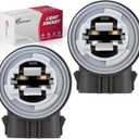 2PCS Turn Signal Light Socket Fit for Ford Focus Explorer F150 Mustang Explorer F250 Super Duty Parking Lamp Bulb Holder Plug Connector OE# F1TZ-13411-F, F17B13411AB