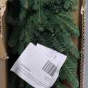 Goplus 2ft Mini Prelit Christmas Tree, Tabletop Battery Operated Small Fir Xmas Tree with 35 Warm White LED Lights, 71 Branch Tips, Red Cloth Bag Cement Base, Fireplace Home Office Holiday Decoration