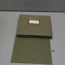 ZICOTO Beautiful Linen Recipe Box - Fits 4x6 inch Recipe Cards to Organize Up to 250 Recipes - Sturdy Card Holder and Great Gift for Any Kitchen - Cards Not Incl. (Sage)