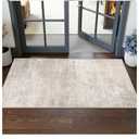Washable 2x5 Kitchen Runner Rug: Abstract Water Resistant Sink Stove Entryway Rug Soft Living Room Bedroom Beside Carpet Thin Low Pile Non-Slip Hallway Bathroom Laundry Room Floor Mat(2X5,Beige/Cream