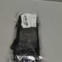 Verdusa Women's Rhinestone Bow Elastic Wide Belts Stretchy Waist Buckle Belt (suit waist size:33.5-37.4", Black)