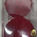 Large Velvet Christmas Ball Ornaments - 6 Inch Flocked Christmas Balls Shatterproof Decorative Hanging Ornaments Set for Xmas Tree Holiday Wedding Party Decor (Burgundy, 2pcs)