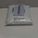 Seafoam Curtains 38 Inch Wide for Small Window 2 Panels Back Tab Rod Pocket Semi Sheer Linen Skinny Sea Green Blue Curtains for Bedroom Entryway Front Door Closet Coastal Decor Teal Grey 38x84 Length