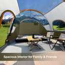 CAMPROS CP Tent 12-Person-Camping-Tents,3 Room Family Tents,Waterproof Windproof Family Tent with Top Rainfly,6 Large Mesh Windows,Double Layer,Easy Set Up, Portable with Carry Bag-20' x 9' x 72"(H)