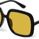 miyya Oversized Polarized Sunglasses Women, Trendy Retro Sun Glasses for Women 2025, Oversized Shades