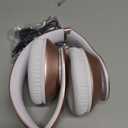 Uliptz Wireless Bluetooth Headphones, 65H Playtime, 6EQ Sound Modes, HiFi Stereo Over Ear Headphones with Microphone, Foldable Bluetooth 5.3 Headphone for Travel/Office/Cellphone/PC (Rose Gold) (Standard)