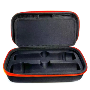Wireless Microphone Case Compatible with JBL PartyBox Wireless Mic - 2X Digital Wireless Microphones,Protable Mic Travel Bag Storage Box for Receivers,Adapters,AA Batteries,Charger,Black (Box Only)