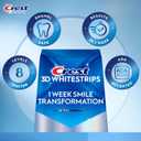 Crest 3D Whitestrips, 1 Week Smile Transformation, Whitestrips 3D White, Teeth Whitening Strip Kit, 14 Treatments (Each with 1 Upper/1 Lower), 28 Strips