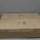 HOMEMONDE Solid Braided 8'x10' Jute Area Rug Natural - Eco Friendly Premium Fiber - Durable and Reversible Handwoven Farmhouse Rugs for Living Room, Hallway, Bedroom, Dinning Room, Kitchen, Office