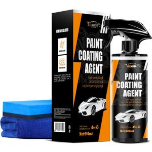 Car Coating Spray-500ML, Quickly Coat Car Wax,Quick Effect Coating Agent,Waterless Wash Car Scratch Wax Polish, ProtectionShiningand Long-Lasting Surface