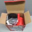 SUSTEAS Rotary Cheese Grater with Handle - Vegetable Shredder with 5 Well-designed Blades & Strong Suction Base,Round Mandoline Slicer & Food Chopper for Kitchen,with Blade Storage Box(Red)