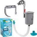 U.S. Pool Supply Pool Skimmer - Above Ground Pool Skimmer, Floating Pool Surface Skimmer, Pool Accessories - Clean Debris Basket, Wall Mount, Attaches to Inflatable Collars, Tubular and Metal Frames (3.5 Liter)