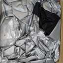 10x10 Canopy Replacement Top with Air Vent Silver Coated for Straight Leg Canopy Frame, (Black)